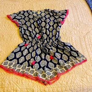 Matilda Jane Navy Shorts Romper